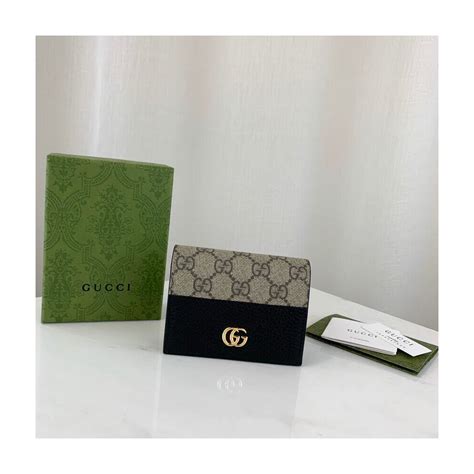 gucci petite marmont silver lizard skin card case for women|GG Marmont card case wallet in metallic silver leather .